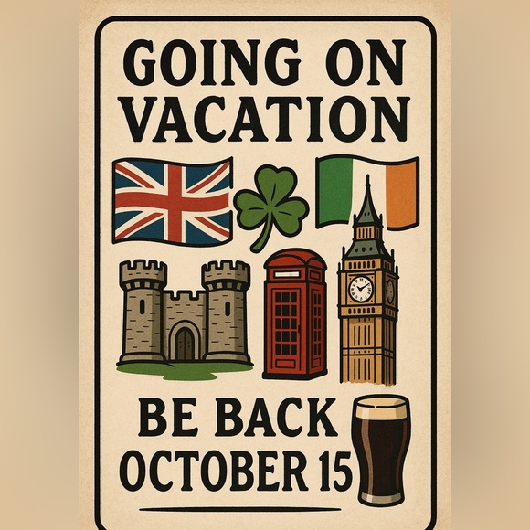 🌍✈️ Going on Vacation! ✈️🌍 - Picture 1 of 1